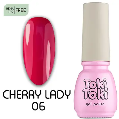 Гель-лак Toki-Toki Cherry Lady CL06 5мл