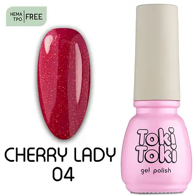 Гель-лак Toki-Toki Cherry Lady CL04 5мл