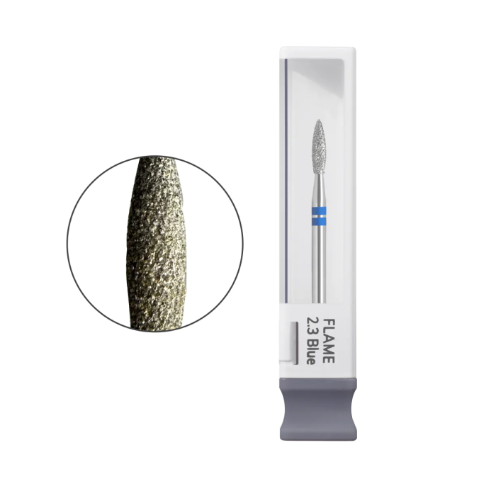 Фреза с алмазным напылением и карбидным основанием Ga&Ma Carbide Pro Flame 2.3мм Blue
