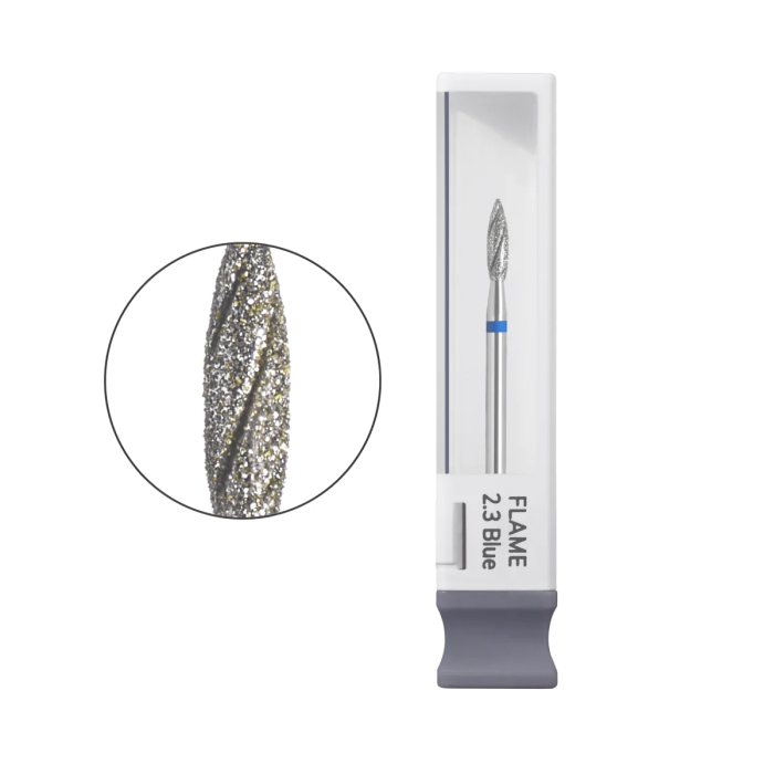 Фреза з алмазним напиленням та карбідною основою Ga&Ma Carbide Cold Flame 2.3мм Blue