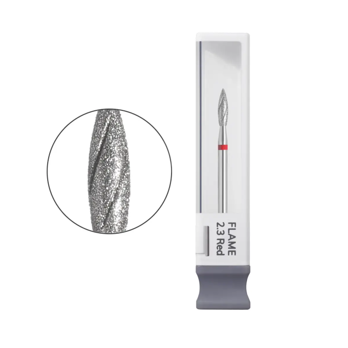 Фреза з алмазним напиленням та карбідною основою Ga&Ma Carbide Cold Flame 2.3мм Red