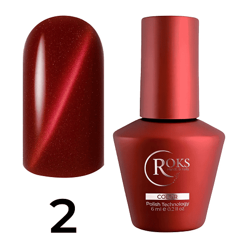 Гель-лак Roks Cat Eye Cassiopea 02, 6мл