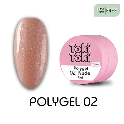 Polygel Toki-Toki 02 Nude 5мл