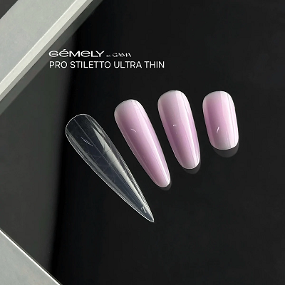 Верхні форми стилет надтонкі  Gemely Pro Stiletto Ultra Thin