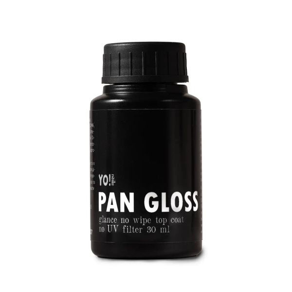 Екстремально глянсовий топ для вирівнювання Yo!Nails PAN GLOSS без липкого шару 30мл