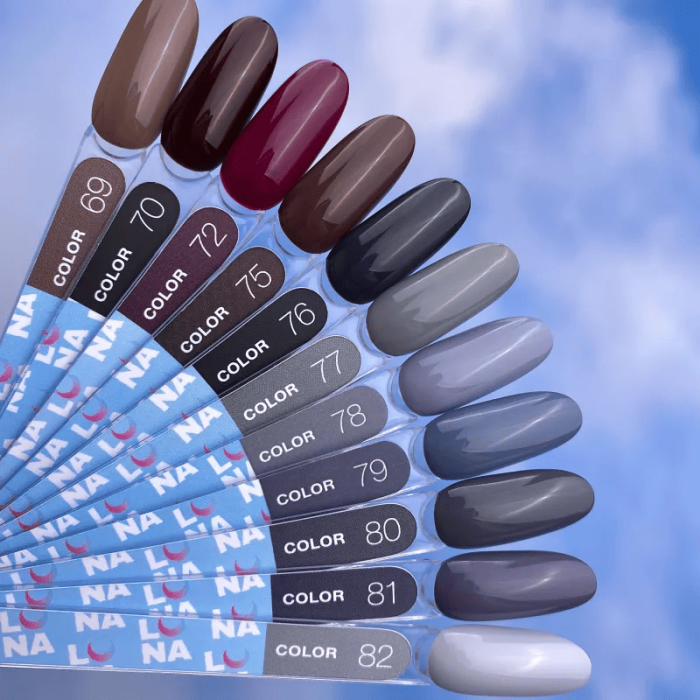 Гель-лак Luna Color 70 темний шоколад, 8мл