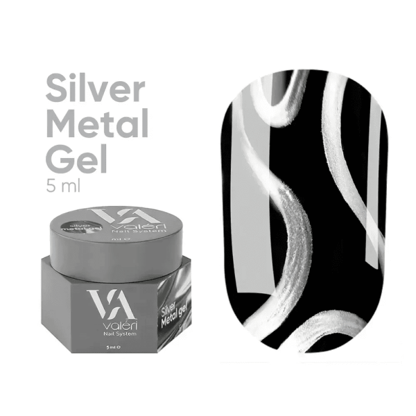 Гель Valeri  Silver Metal Gel 5мл