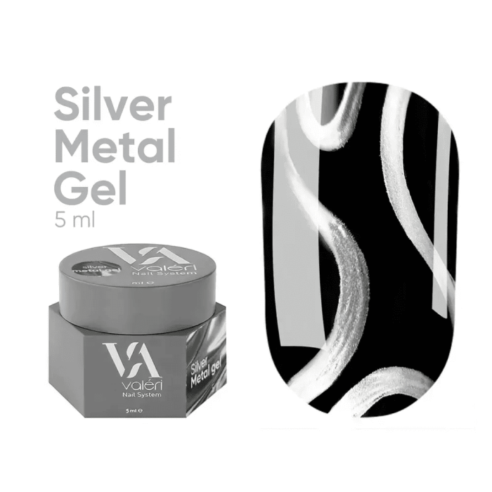 Гель Valeri  Silver Metal Gel 5мл