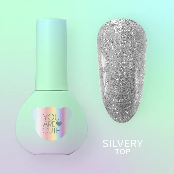 Топ світловідбиваючий You Are Cute Silvery  5мл