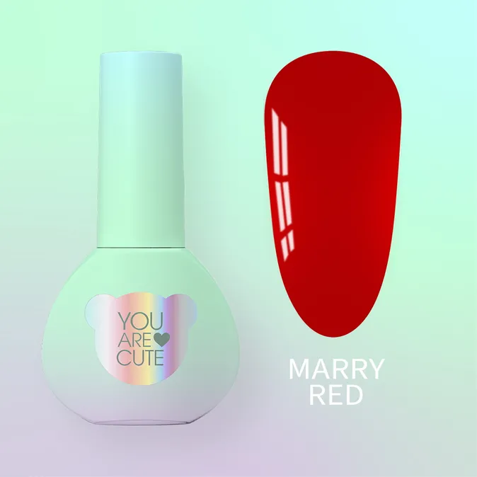 Гель-лак You Are Cute Marry red 5мл