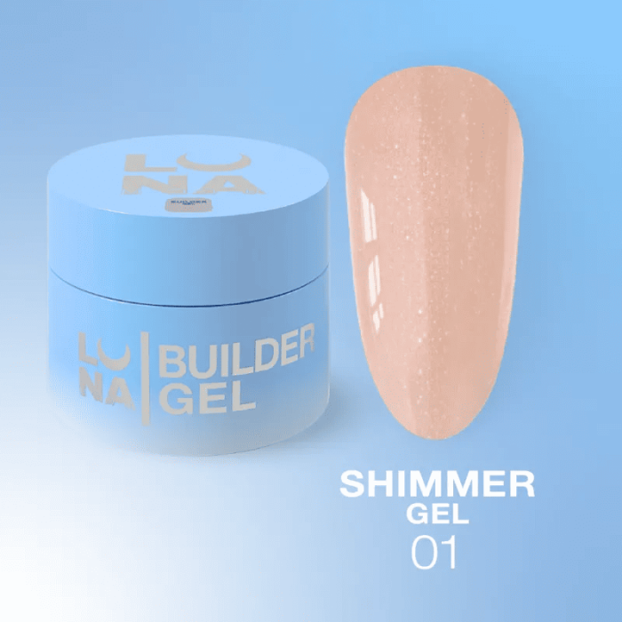 Гель для наращивания Luna Shimmer Gel 01