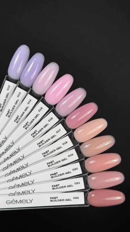 Гель GEMELY Fast builder gel 20, персиковий 30мл