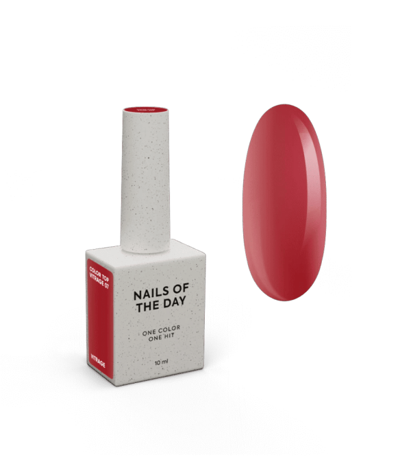 Топ NailsOfTheFay Color top Vitrage 07 бордовый витраж, 10мл