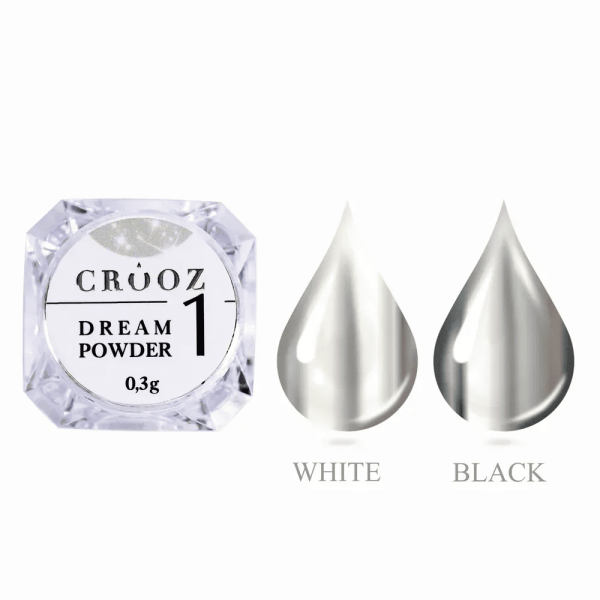 Втирка Crooz Dream Powder 01 Silver Mist  ефект мокрого срібла 0,3г