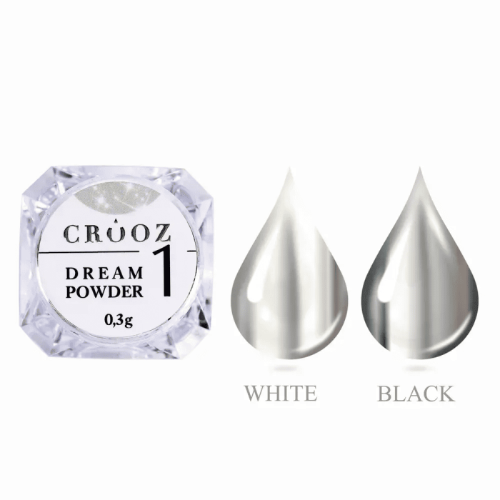 Втирка Crooz Dream Powder 01 Silver Mist  ефект мокрого срібла 0,3г
