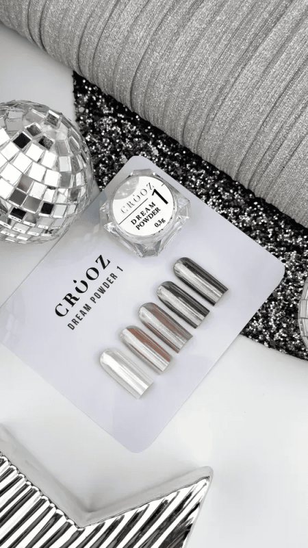 Втирка Crooz Dream Powder 01 Silver Mist  ефект мокрого срібла 0,3г