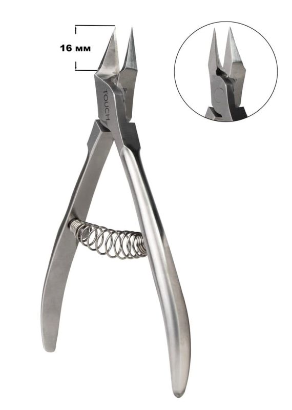 Професійні кусачки для врослих нігтів TOUCH NAIL NIPPERS лезо 16мм