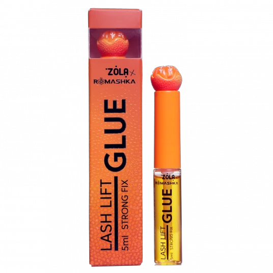 Клей для ламінування вій Zola vs Romashka  Orange Lash Lift Glue Strong Fix 5мл