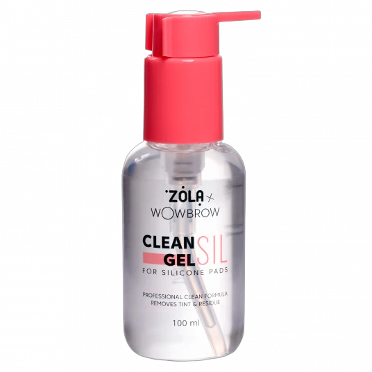 Засіб для очищення валиків для ламінації вій ZOLA x WowBrow CLEAN SIL GEL 100мл
