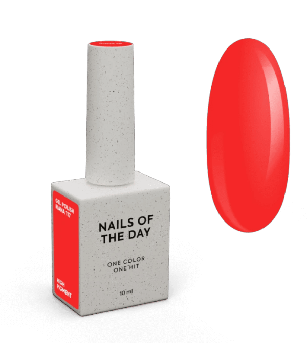Гель-лак NAILSOFTHEDAY Let’s special 117 Riana  ярко-алый10мл