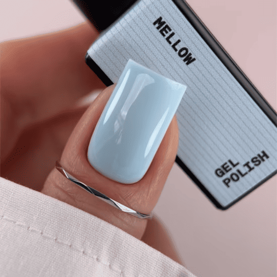 Гель-лак Biblioteka 56 Mellow  небесно-блакитний, 10мл