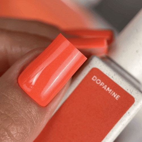 Гель-лак NailsOfTheDay Color of the month June 2026 Dopamine  малиново-оранжевий, 10мл