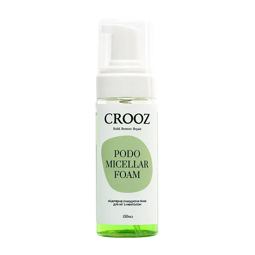 Мицеллярная очищающая пенка для ног с ментолом Crooz PODO MICELLAR FOAM 150мл