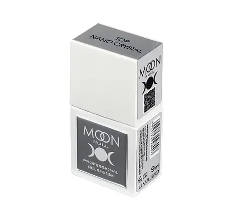 Топ Moon Full Nano Crystal стійкий до подряпин без липкого шару 9мл