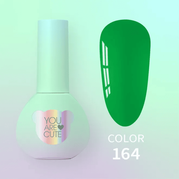 Гель-лак You Are Cute 164 неоновий салатовий, 5мл