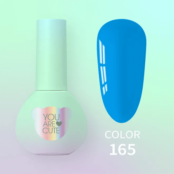 Гель-лак You Are Cute 165 неонова бірюза, 5мл
