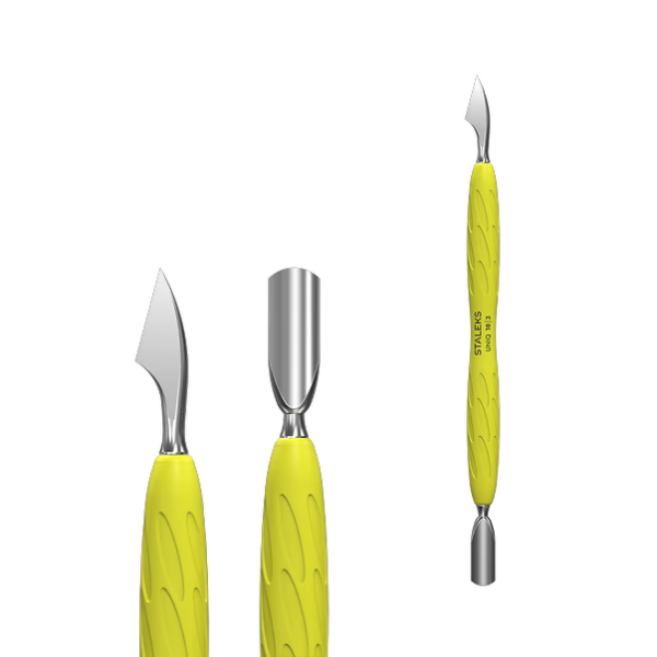 Лопатка маникюрная Staleks UNIQ PQ-10/3 (пушер скругленный узкий + топорик)