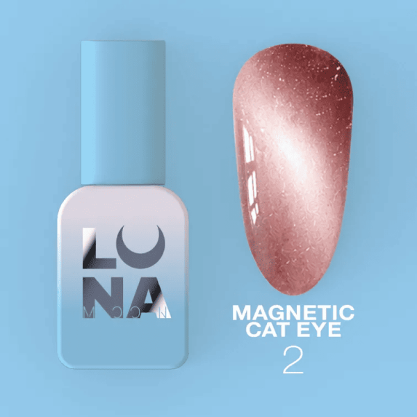 Гель-лак Luna Magnetic Cat Eye 02, 8мл