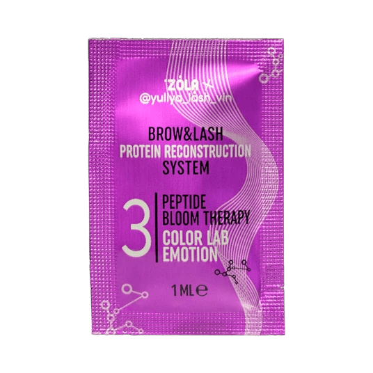Склад для ламінування ZOLAхYuliya Lash Vin Color Lab Emotion 03 Peptide Bloom Therapy 1мл