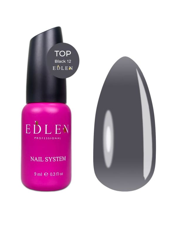 Топ Edlen cover 12 Black, 9мл