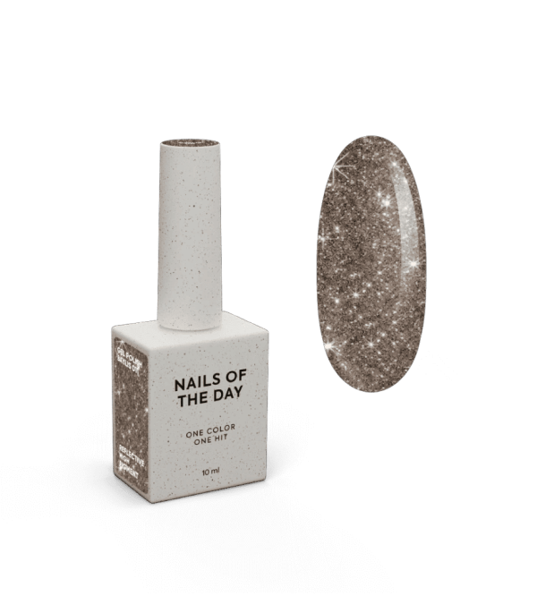 Гель-лак Nailsoftheday 11 Baylis gel polish золотой светоотражающий 10мл