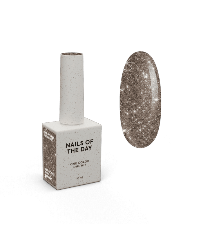 Гель-лак Nailsoftheday 11 Baylis gel polish золотой светоотражающий 10мл