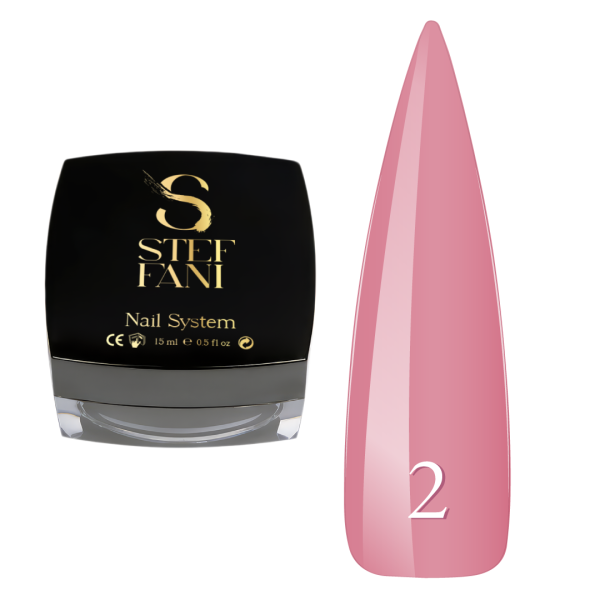 Гель желе Steffani Jelly Gel 02 рожевий беж 15мл