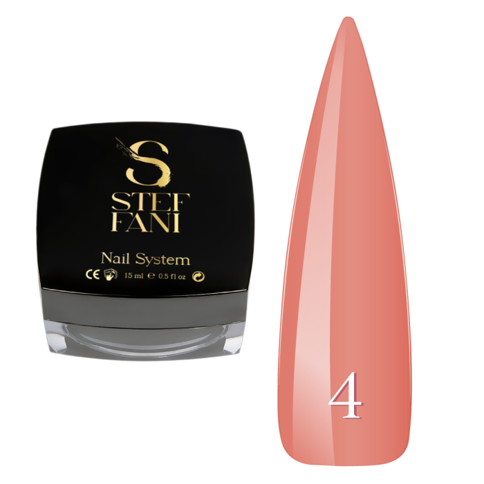 Гель желе Steffani Jelly Gel 04 персиковий беж 15мл