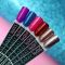 Гель-лак Kira Nails 24 Karat №011 (фиолетовый с блестками), 6 мл