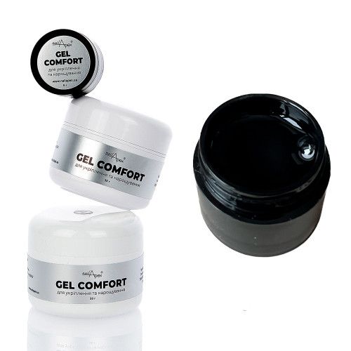 Гель без опила Nail Apex Comfort builder gel №1 кристально-прозрачный 30г