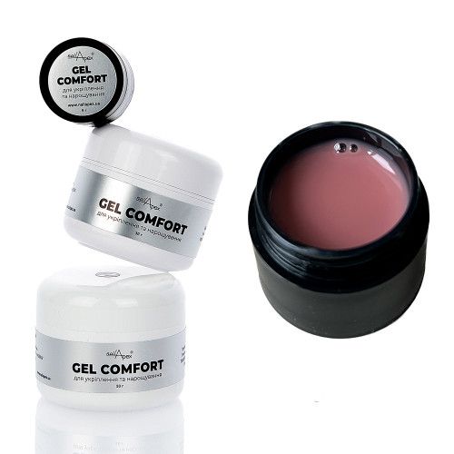 Гель без опила Nail Apex Comfort builder gel №2 карамельний 30г