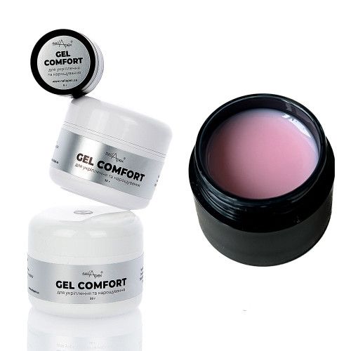 Гель без опила Nail Apex Comfort builder gel №7 світло-рожевий 30г