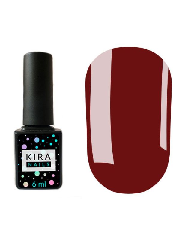 Гель-лак Kira Nails №070 (коричнево-розовый, эмаль), 6 мл 