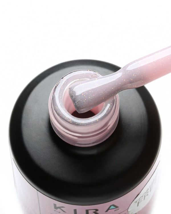 Рідкий гель Kira Nails Bottle Gel HEMA & TPO Free 05 молочний із рожевим шиммером, 15 мл
