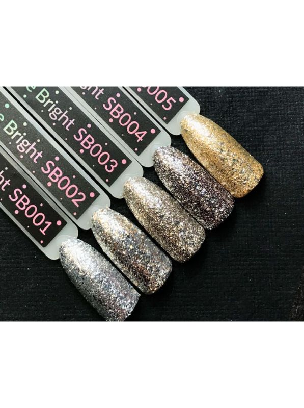 Гель-лак Kira Nails Shine Bright №005 (золото с блестками), 6 мл