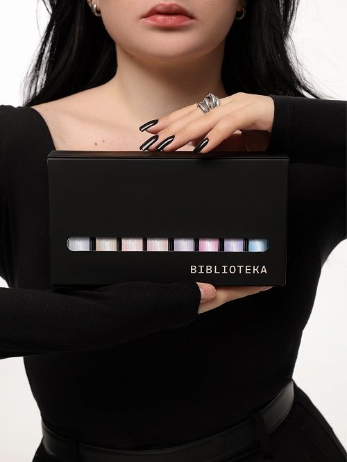 Набор гель-лаков Biblioteka Cat Eye Set Drops 17-24
