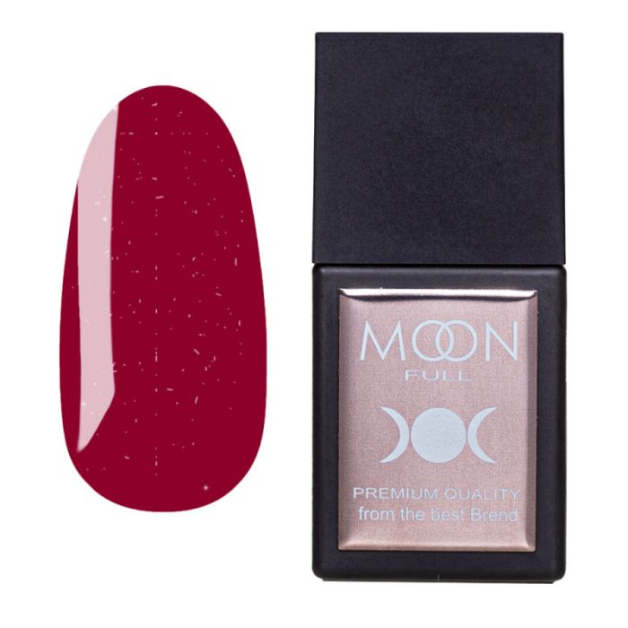 Кольорова база MOON FULL Amazing Color Base №3006 червоний з дрібним шиммером, 12мл