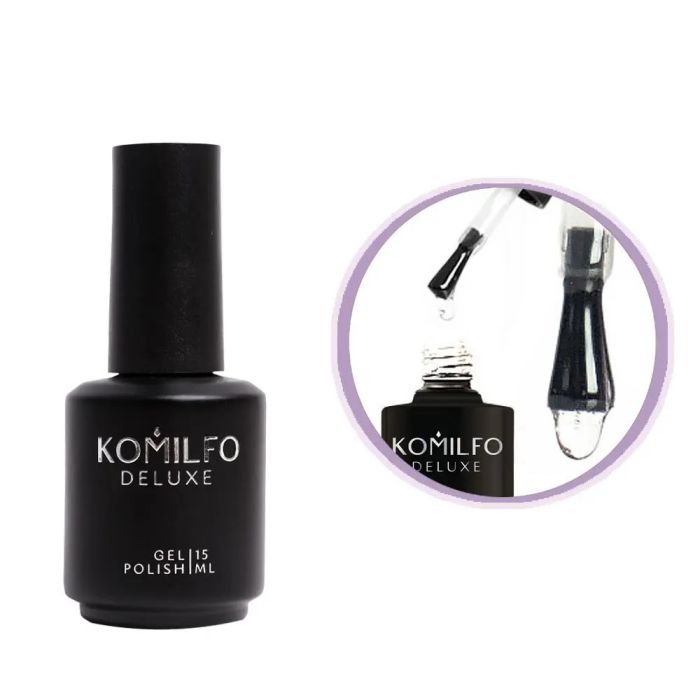 База Komilfo Rubber Base Coat  каучуковая база для гель-лака, 15 мл