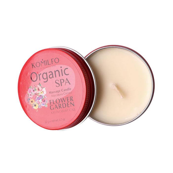 Массажная свеча Komilfo Massage Candle  Flower Garden 30г