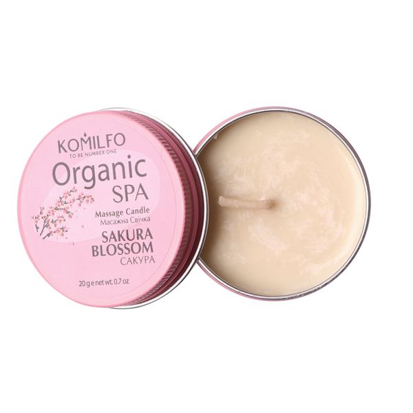 Массажная свеча Komilfo Massage Candle  Sakura 30 g